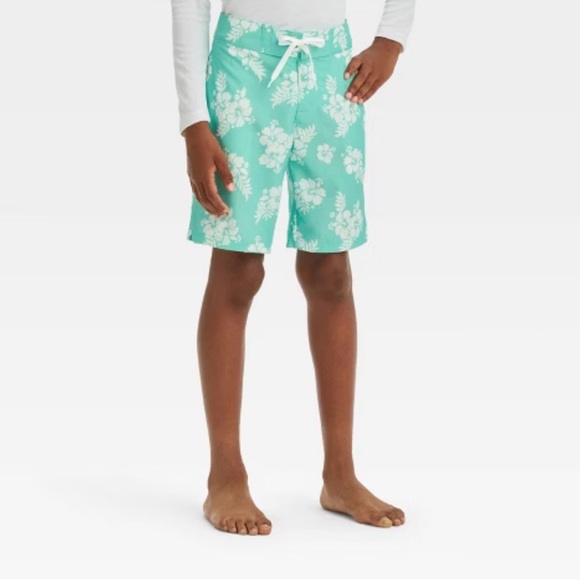 Art Class Boys Floral Swim Trunks Size 18. - Picture 1 of 7